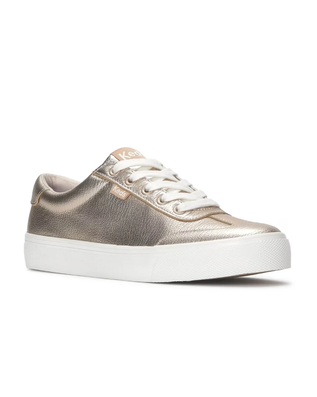 TENIS FEMENINO KEDS JUMP KICK T-TOE METALLIC LEATH